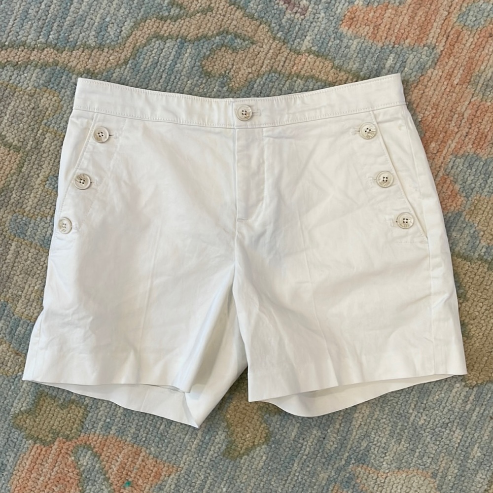 Banana Republic White Shorts 0 NWT